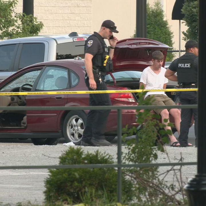 Michael Hurley at scene of downtown Louisville accident